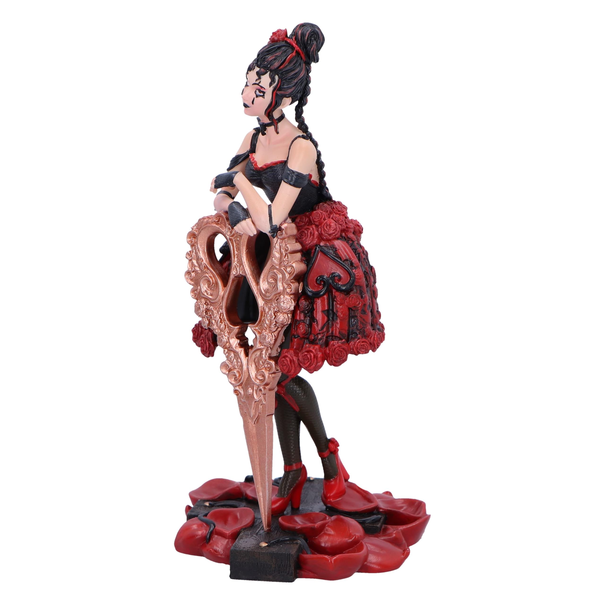 Nemesis Now Figurine Marionnette 18,5 cm en résine, Figurine de marionnette Ciseaux, poupée Burlesque, Ornement de poupée Gothique Chic, Design Original Exclusif, moulé dans la résine la Plus Fine,