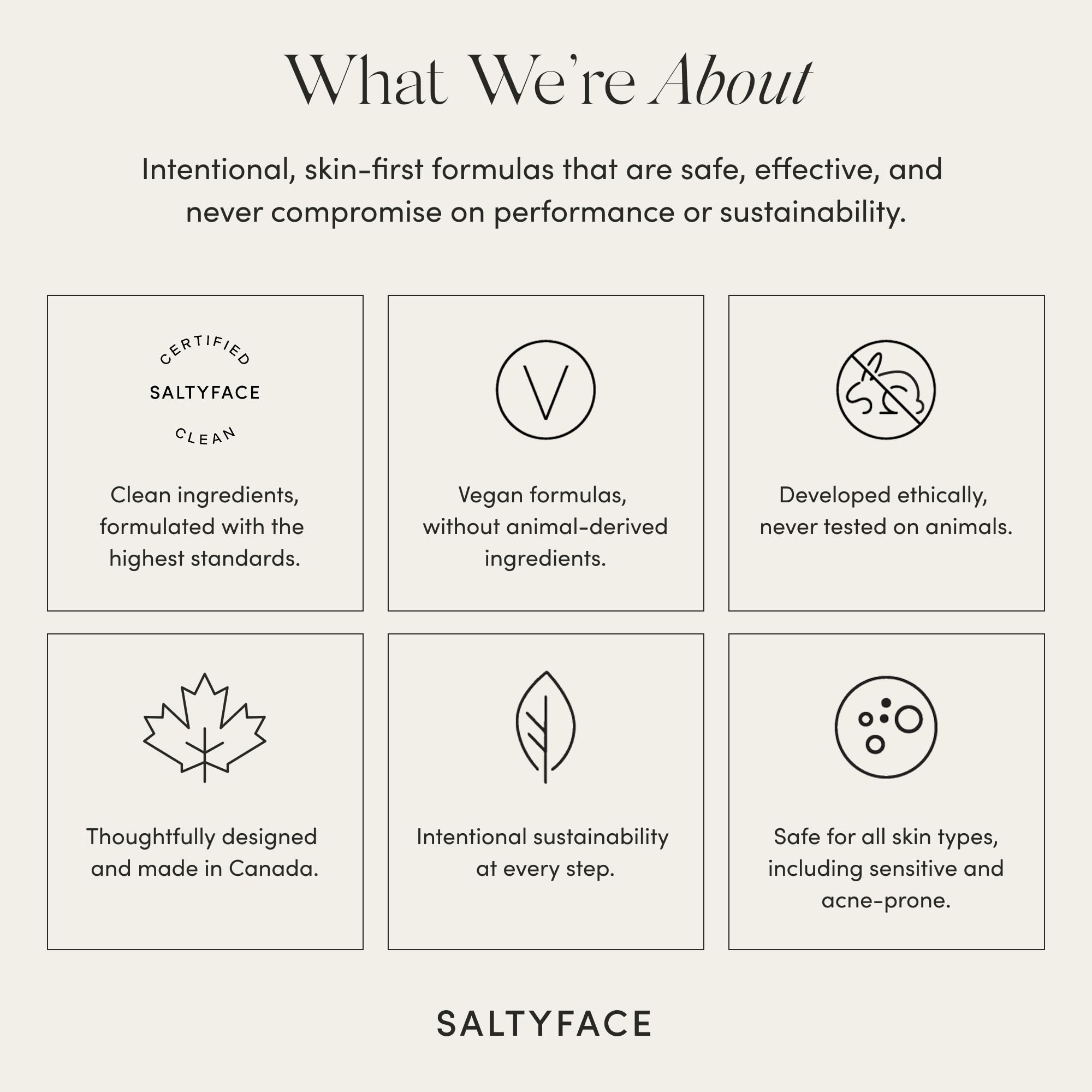 SALTYFACE Tanning Foam Self Tanner for Body