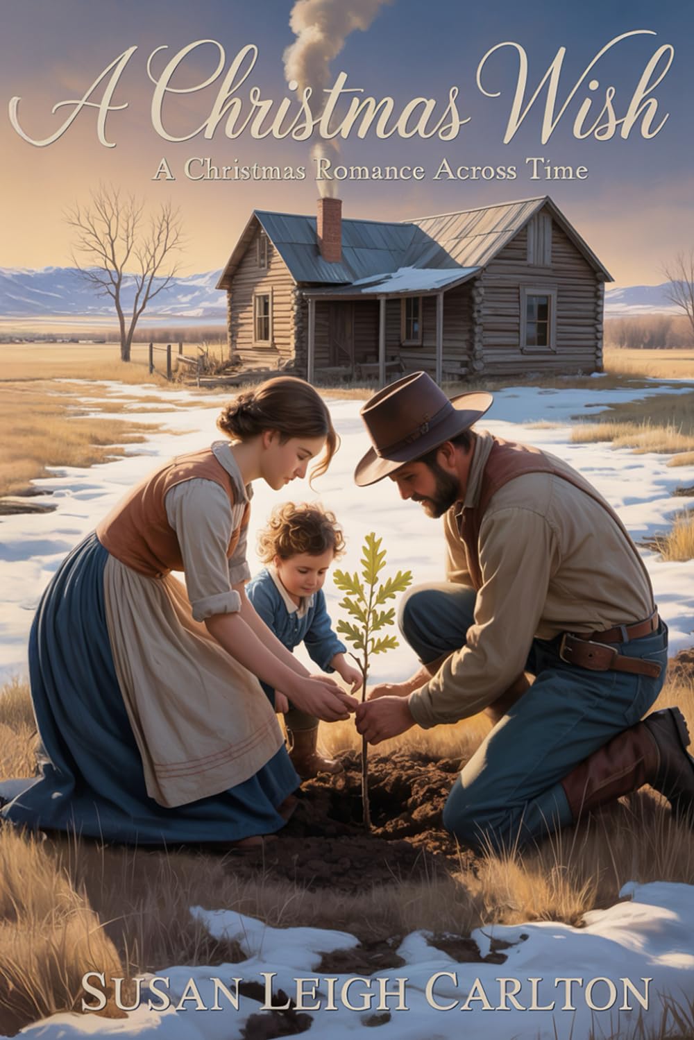 A Christmas Wish: A Time Travel Historical Western Romance (Back in Time)