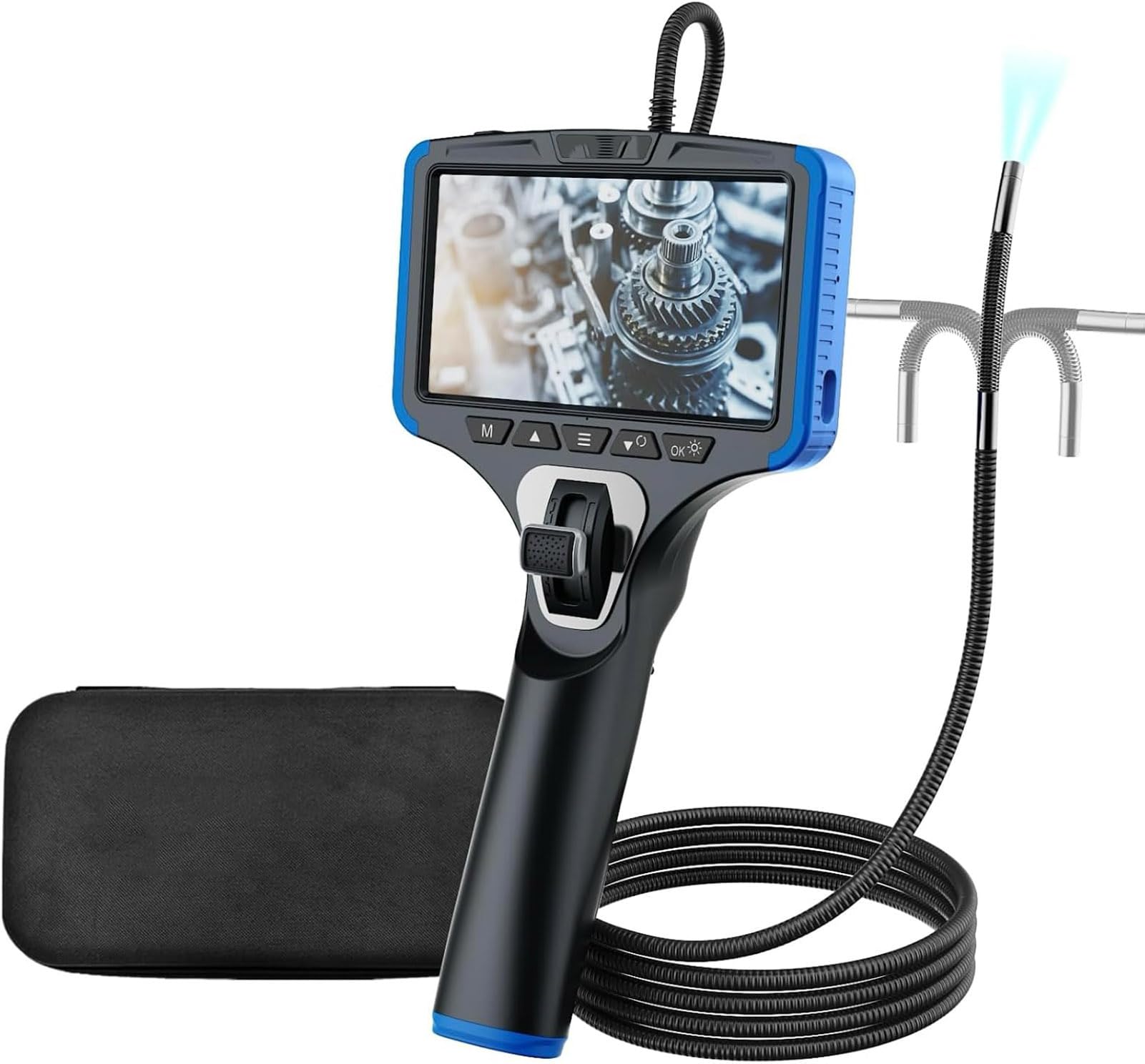 Endoscopio Snake Industriale Telecamera Ispezione Tubi 10m