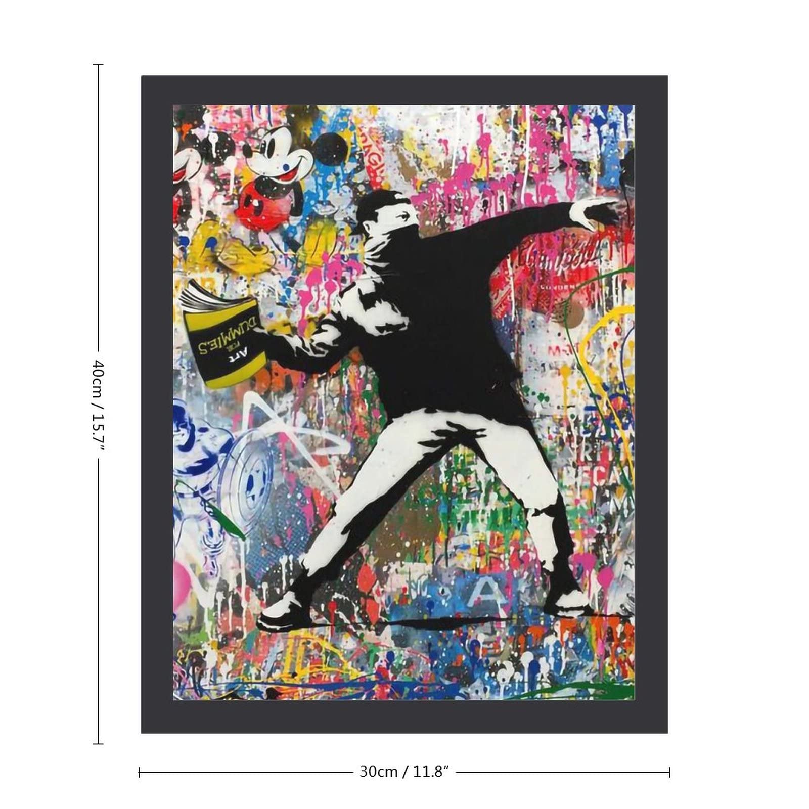 Amazon.co.jp: アートパネル アートポスター Banksy バンクシー アート