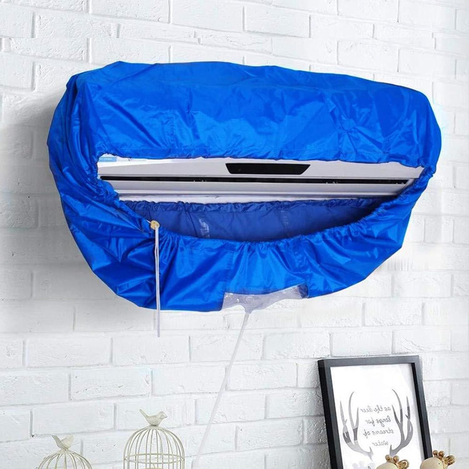 TOPRenddon Housse De Nettoyage Pour Climatiseur Split, Sac De Service Pour Climatiseur Split Avec Tuyau D'Eau, Kit De Nettoyage Pour Climatiseur Mural