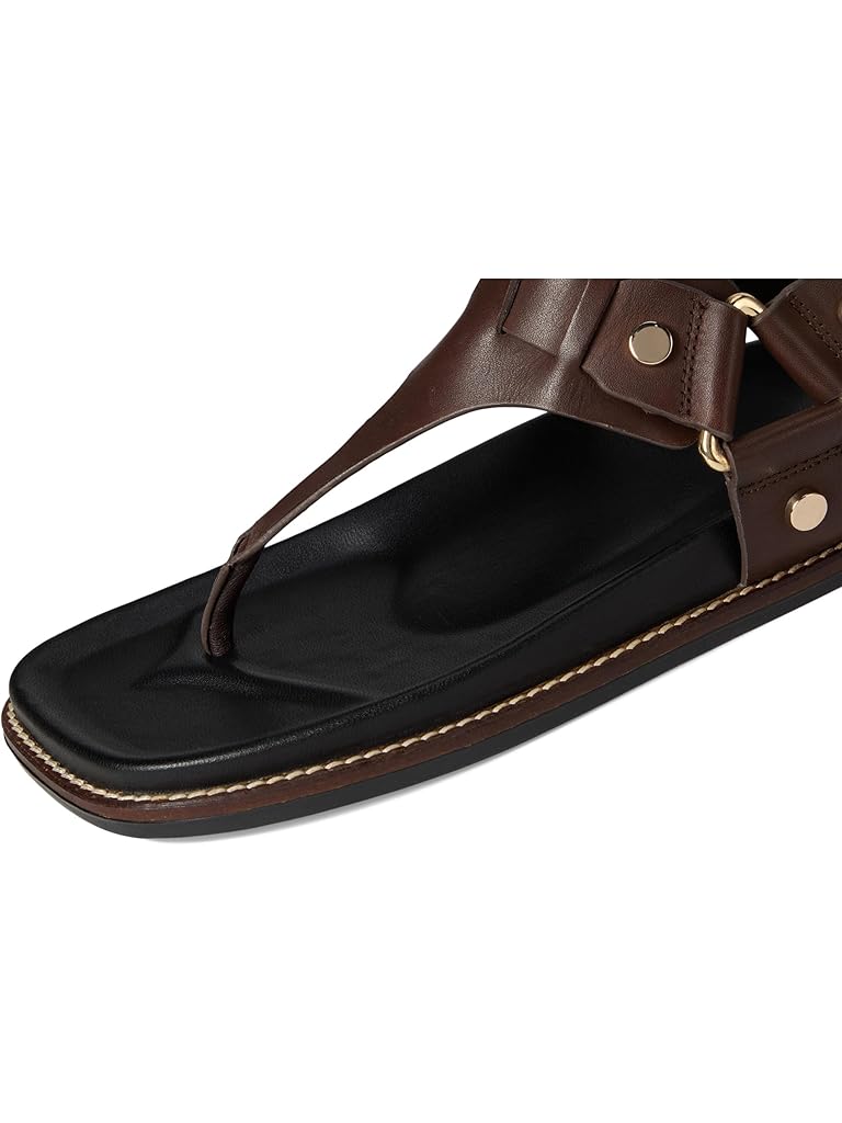 Brown Free People Suri Square Toe Sandals
