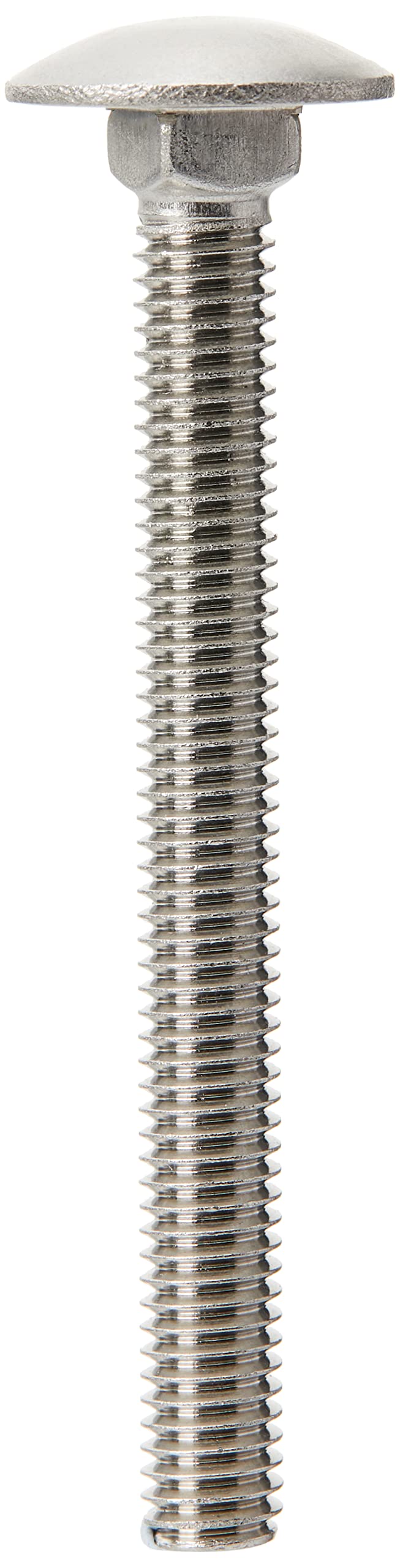 AHCM6 6mm x 60mm A2 Stainless Steel Cup Square Carriage Bolts Without Nuts (Pack of 50 Coach Bolts)