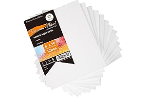 Conda Canvases for Painting, Ideal for Acrylic, Watercolor & Oil