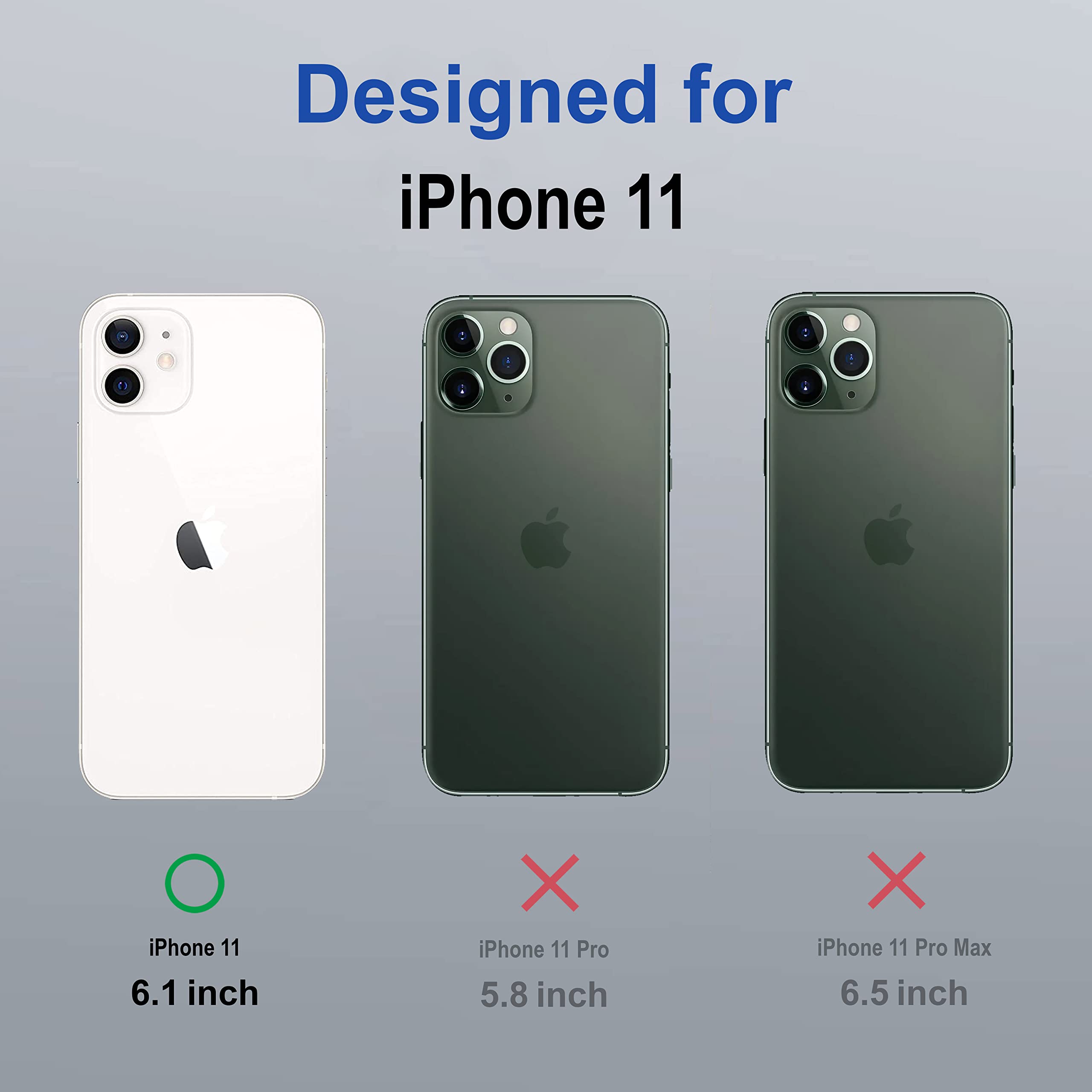 iPhone 11 Case - Navy Blue Scratch-Resistant -2