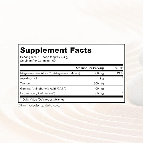 Miniatura 2 de Pure Therapro Rx Just Relax sin sabor - 60 porciones  Apoya el estado de ánimo relajado y la presión arterial saludable  Mio-inositol, malato de