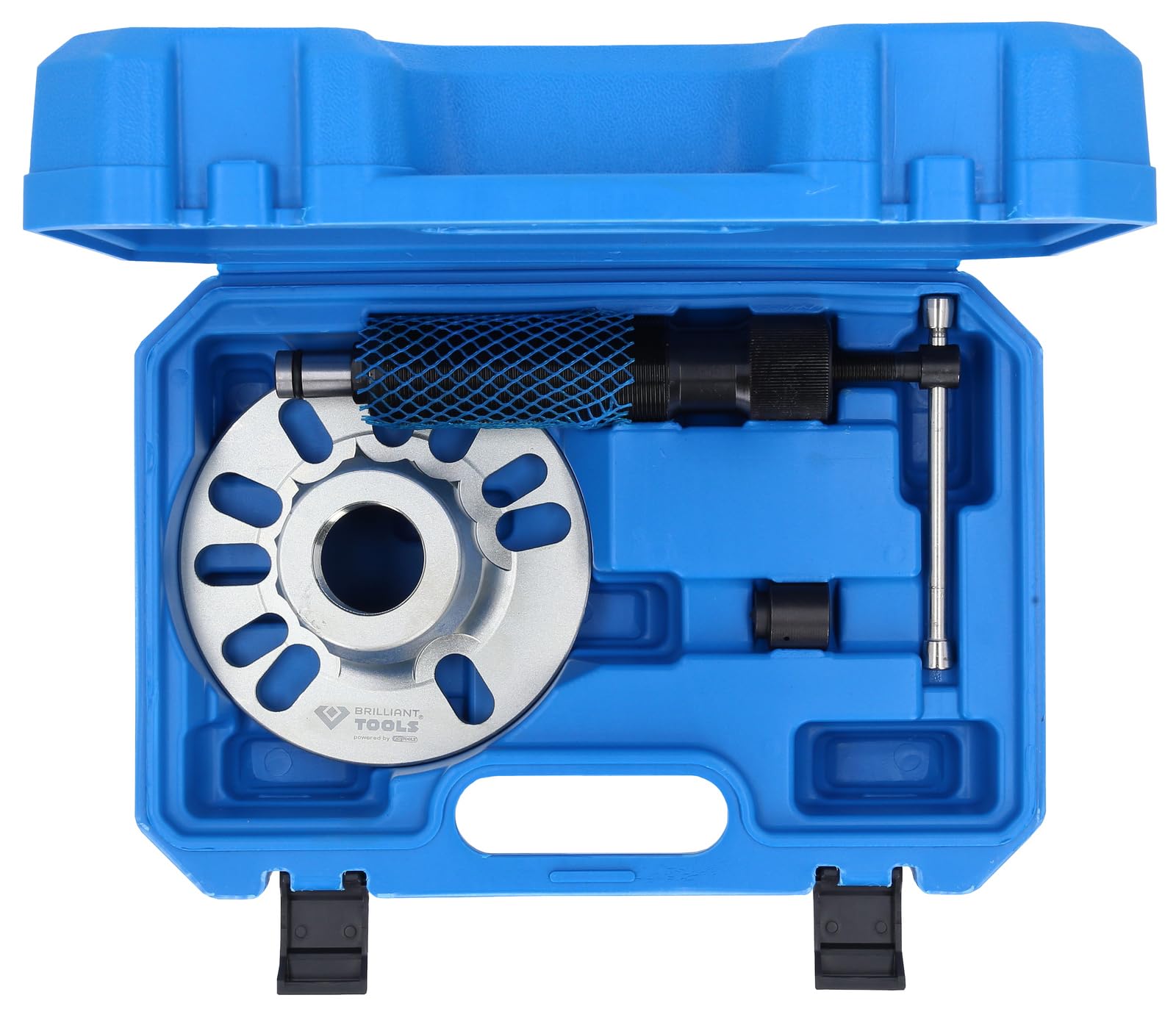 BRILLIANT TOOLS BT671250 Extracteur hydraulique pour moyeux, 98 mm - 12,5 cm [Powered by KS TOOLS]