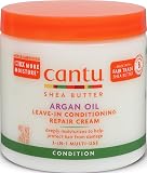 Amazon product image of Cantu Argan Oil Leave in Conditioning Repair Cream, 16 Ounce