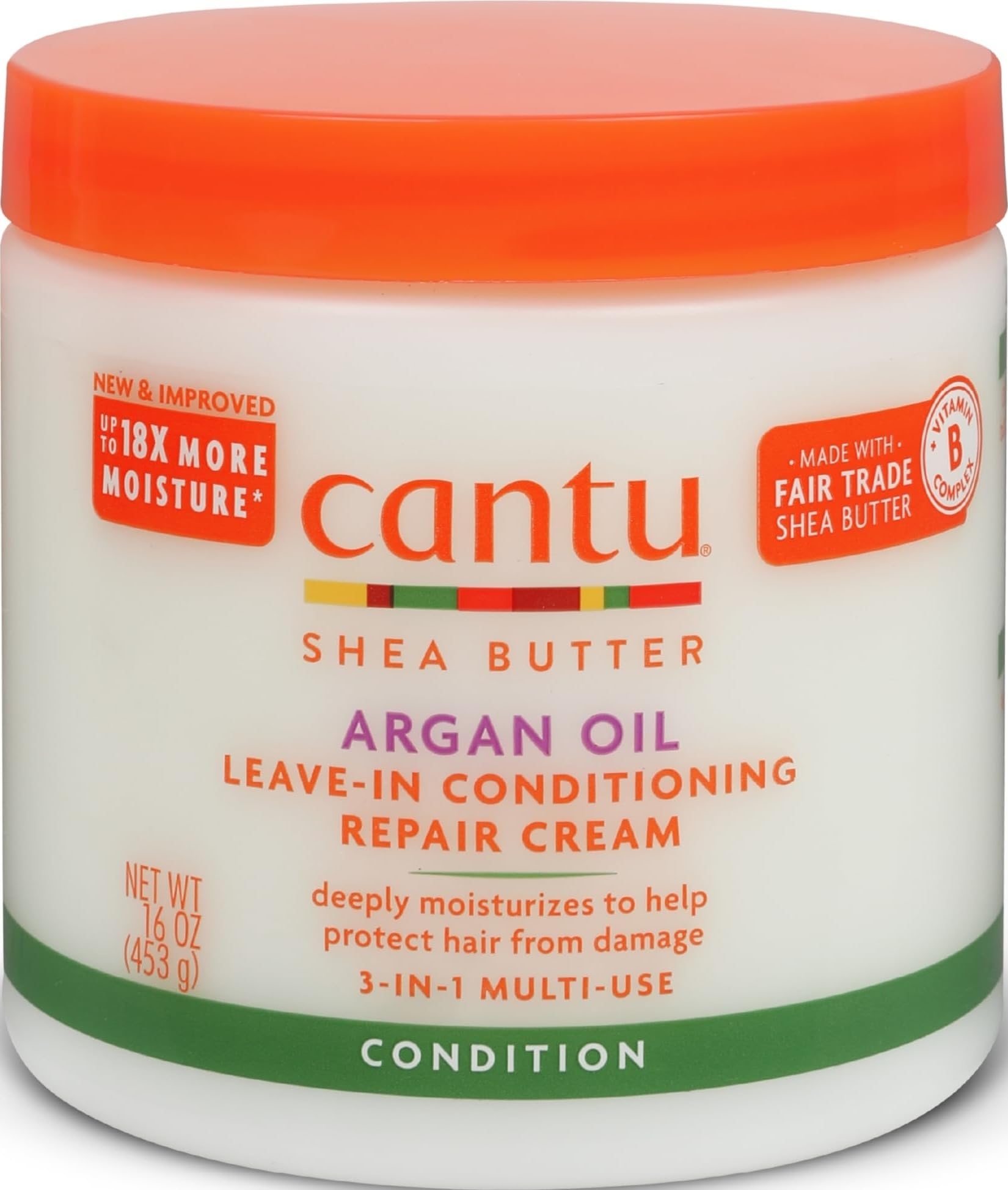 Cantu コンディショニングリペアクリームでアルガンオイルまま、16オンス