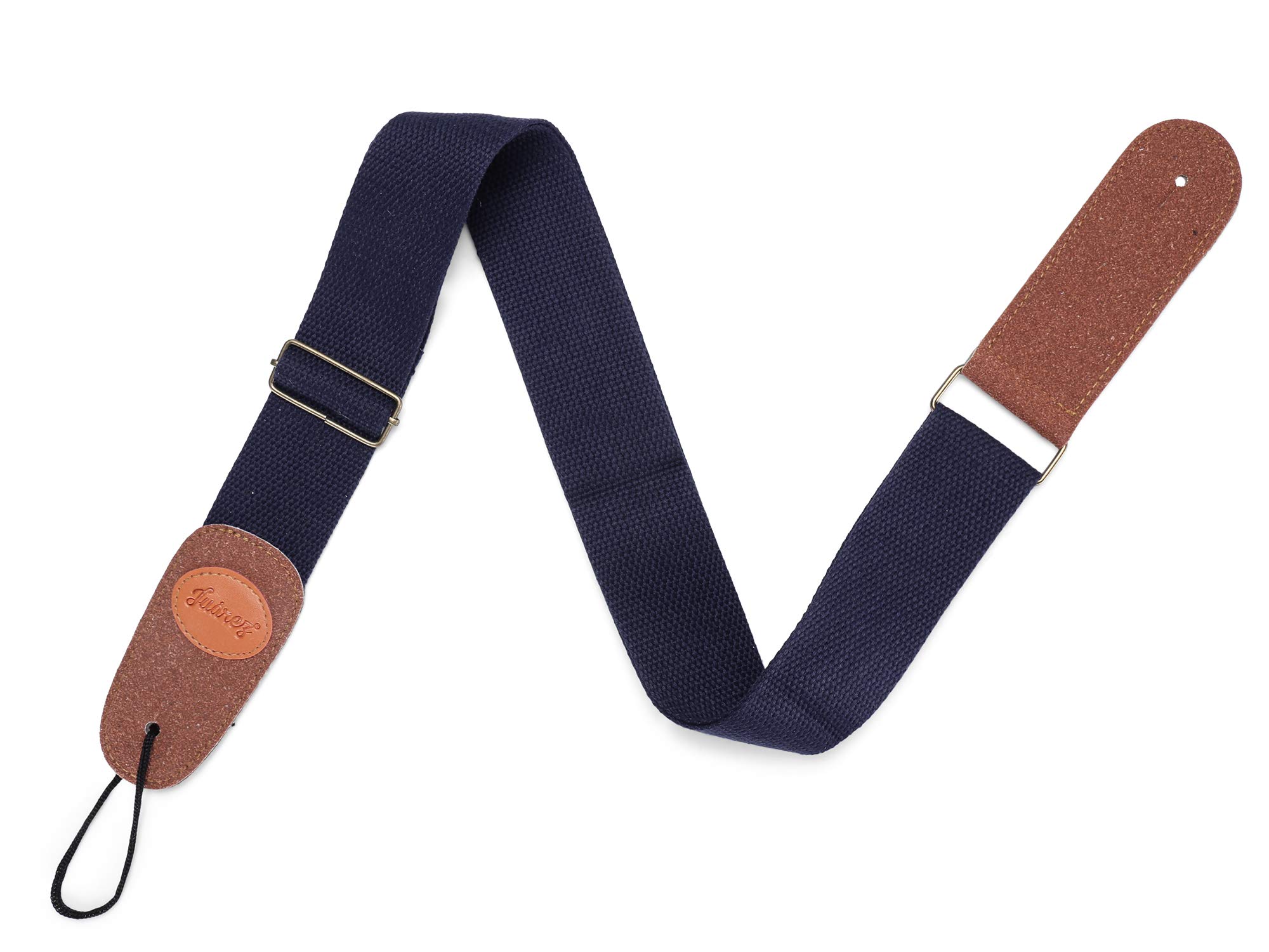 JUAREZ JRGST100BL Adjustable Guitar Strap For Electric/Acoustic Guitar/Bass - Soft Strap with PU Leather Ends Dark Blue-image-23