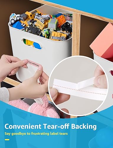 Miniatura 3 de MakeID Cinta para etiquetar  Recambio de cinta adhesiva autoadhesiva compatible con la máquina de etiquetas Makeid L1  Película laminada impermeable