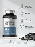 Vista 5 de Horbäach Bisglicinato de magnesio 120 cápsulas 750 mg Suplemento sin OMG y sin gluten