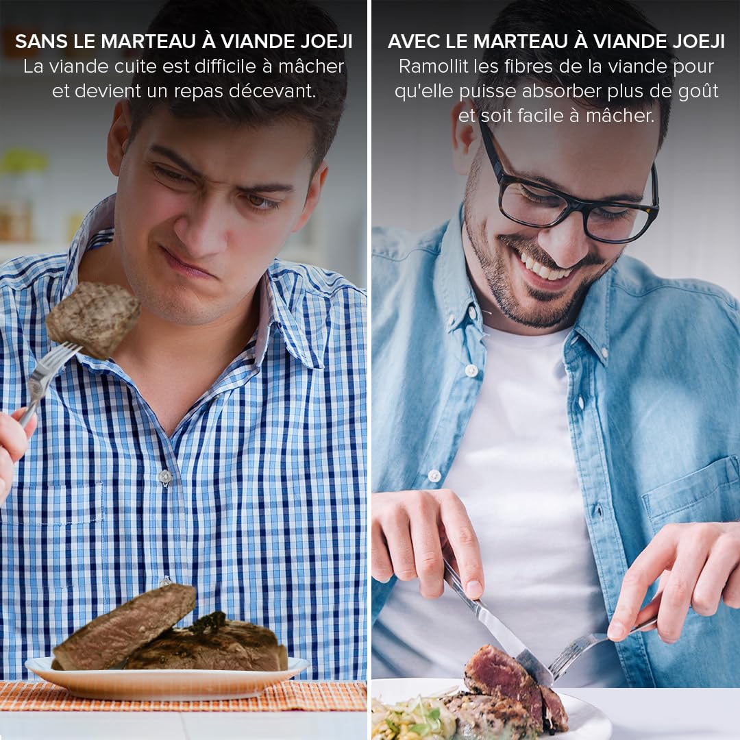 Marteau à Viande En Acier Inoxydable 304 - Attendrisseur Multifonction épaissi Pour Cuisine Maison
