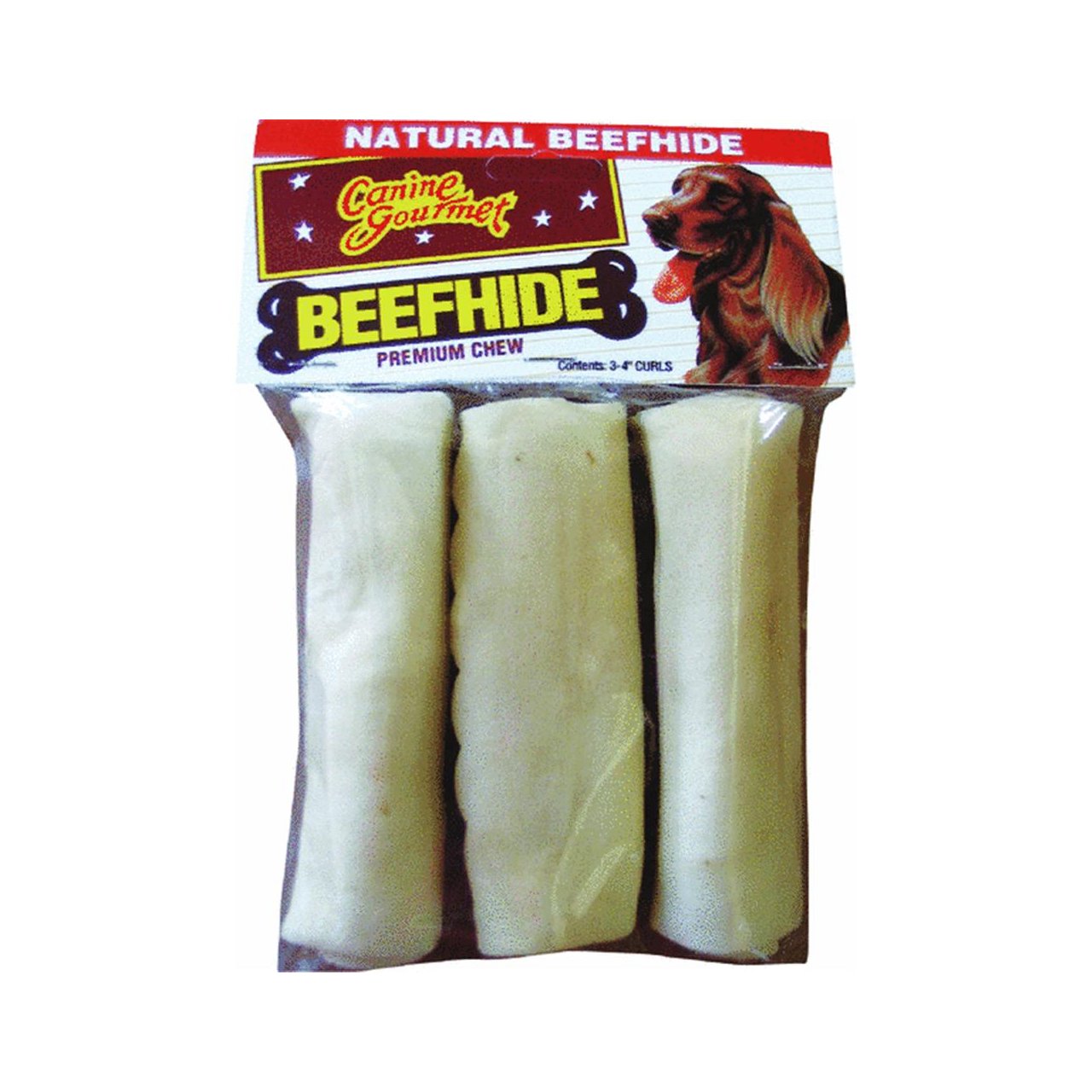 RHODE ISLAND TEXTILE Ruffin' It Chomp'Ems Rawhide Rolled Curl