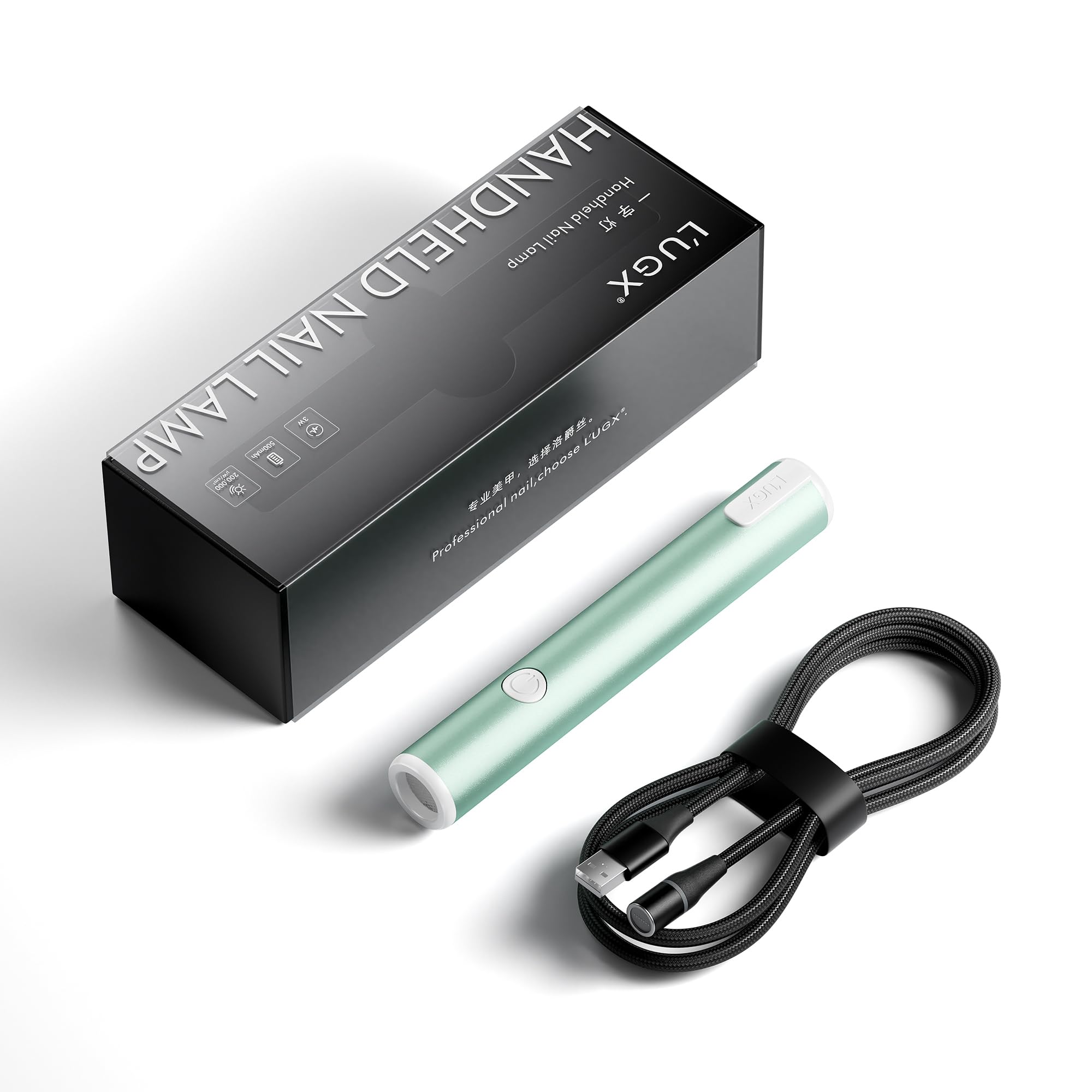 Amazon.com: L'UGX Handheld uv Light for Gel Nails with Magnetic