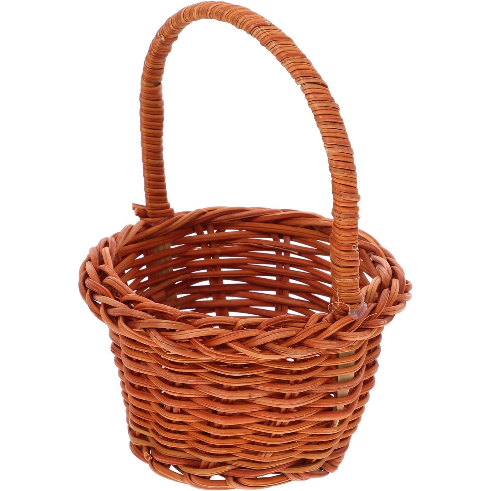 Amazon.com: MAGICLULU Mini Rattan Woven Basket Natural Round
