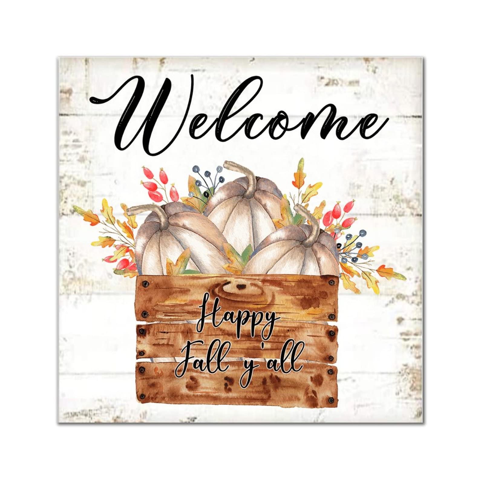 Plaque murale Happy Fall cadeau idéal pendaison de crémaillère