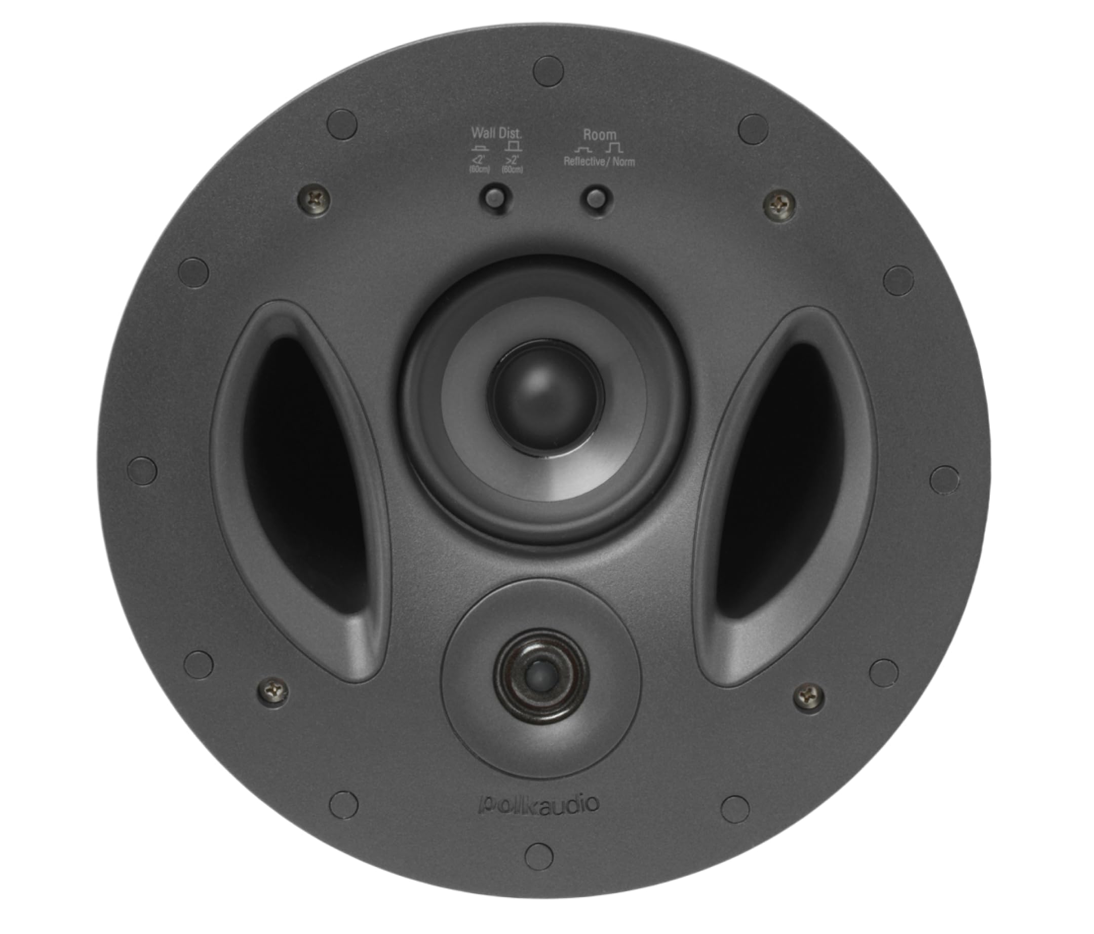 Polk Audio Vanishing Series 900-LS in-Ceiling 3-Way Loudspeaker, 3.25" Dynamic Balance Driver, 6" x 9" Cassini-Oval Woofer & 0.75" Tweeter, Dual-Port Bandpass Enclosure, Rotating Cam System
