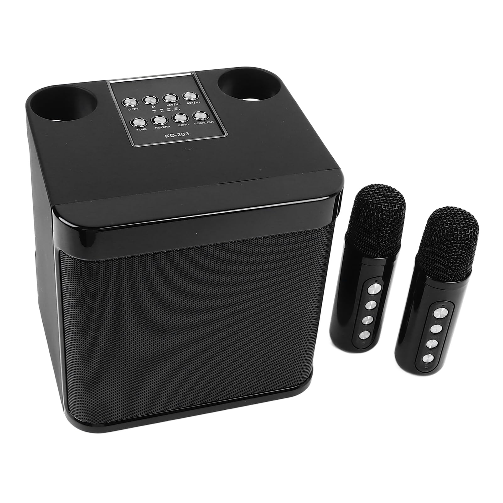 Altoparlante Portatile per Macchina Karaoke Suono Premium per Feste in Casa, Altoparlante Karaoke con Set Microfono per Sport All'aria Aperta
