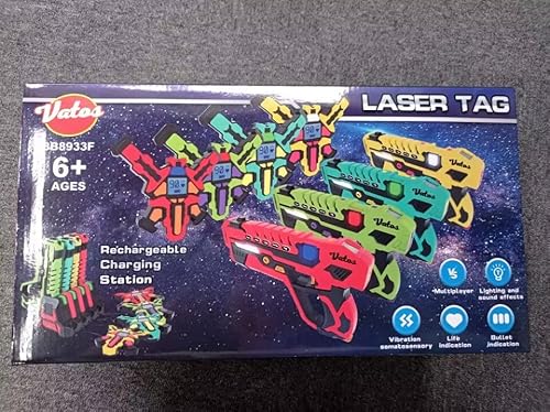 Vatos VL-BB8933F Rechargeable Laser Tag Guns Set - Vatos Laser Tag 4 Player Pack thumb #9