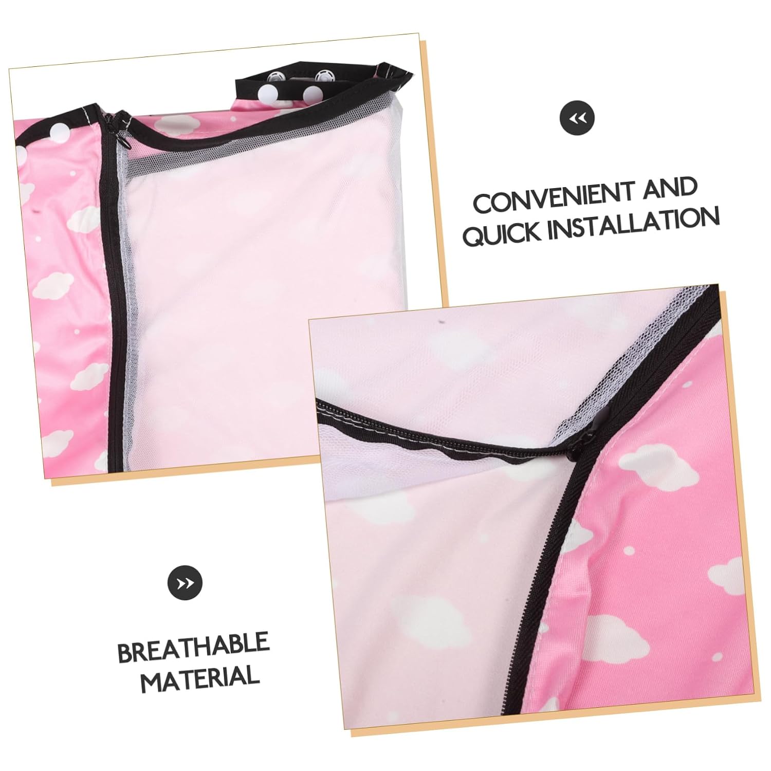 Milisten Carrier Cover for Winter Breathable Boy Girl Car Seat Canopy Easy Maintenance Machine Washable for for Strollers Car Seats and Nursing