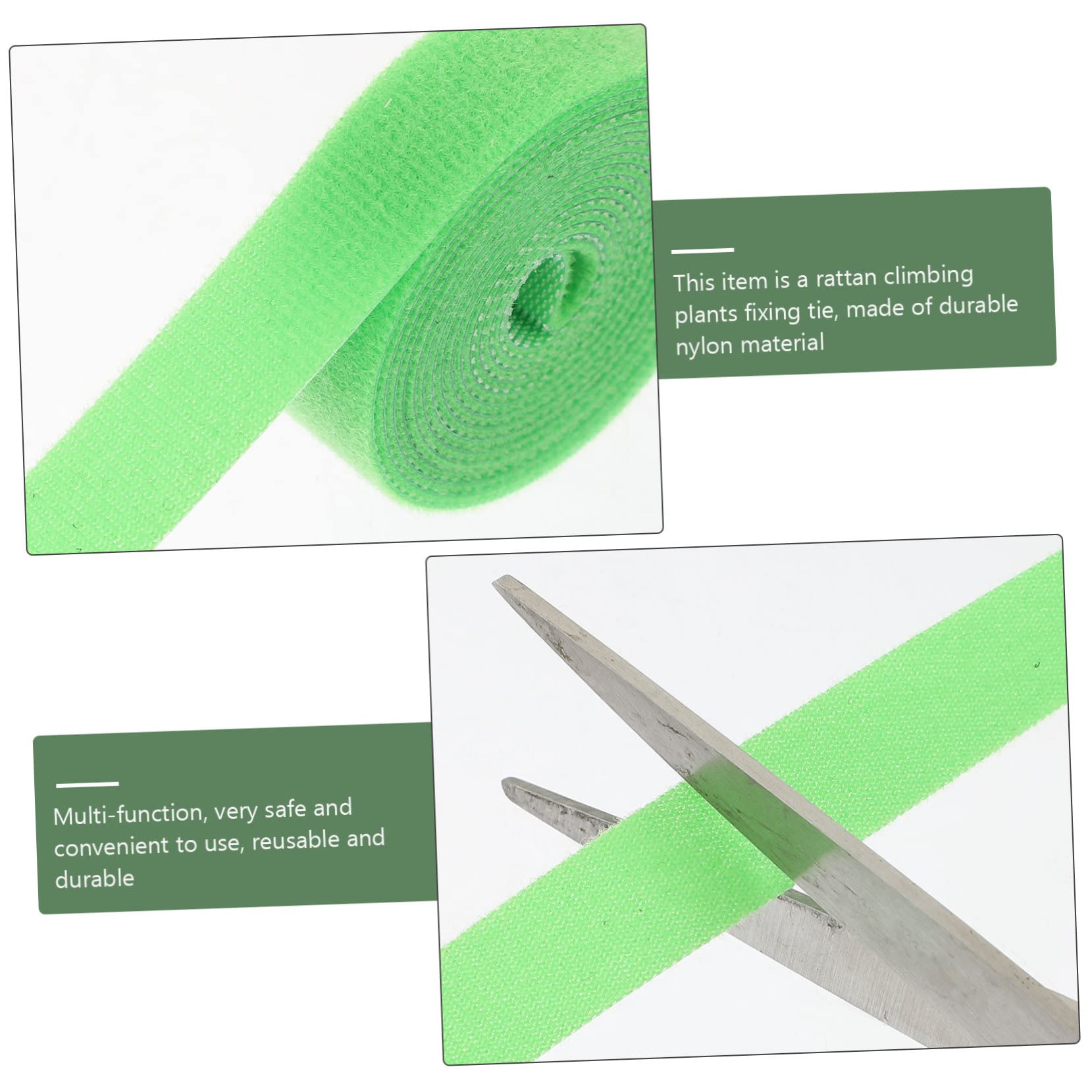 YARNOW 20 Rollos Lazo de Planta de Escalada Vid árbol Cuerda Fija Lazo de fijación de Plantas Vine Multifuncional Flores Ramas Atadura de Plantas para Plantas trepadoras Nylon