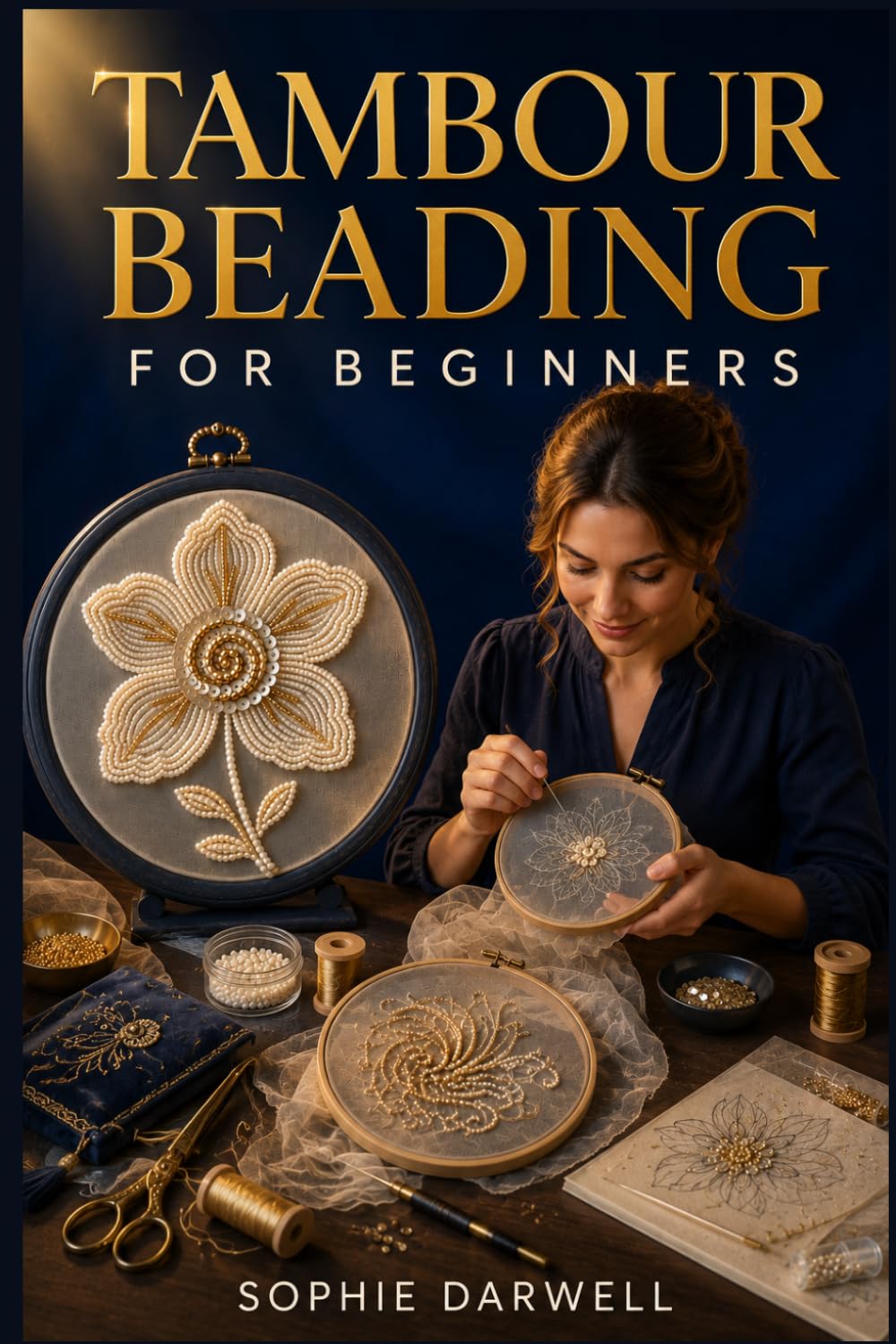 TAMBOUR BEADING FOR BEGINNERS: The Step-by-Step Guide to Frames, Hook Control, Bead Placement, Stitch Technique, and Creating Beautiful Couture Embroidery While Avoiding Common Mistakes