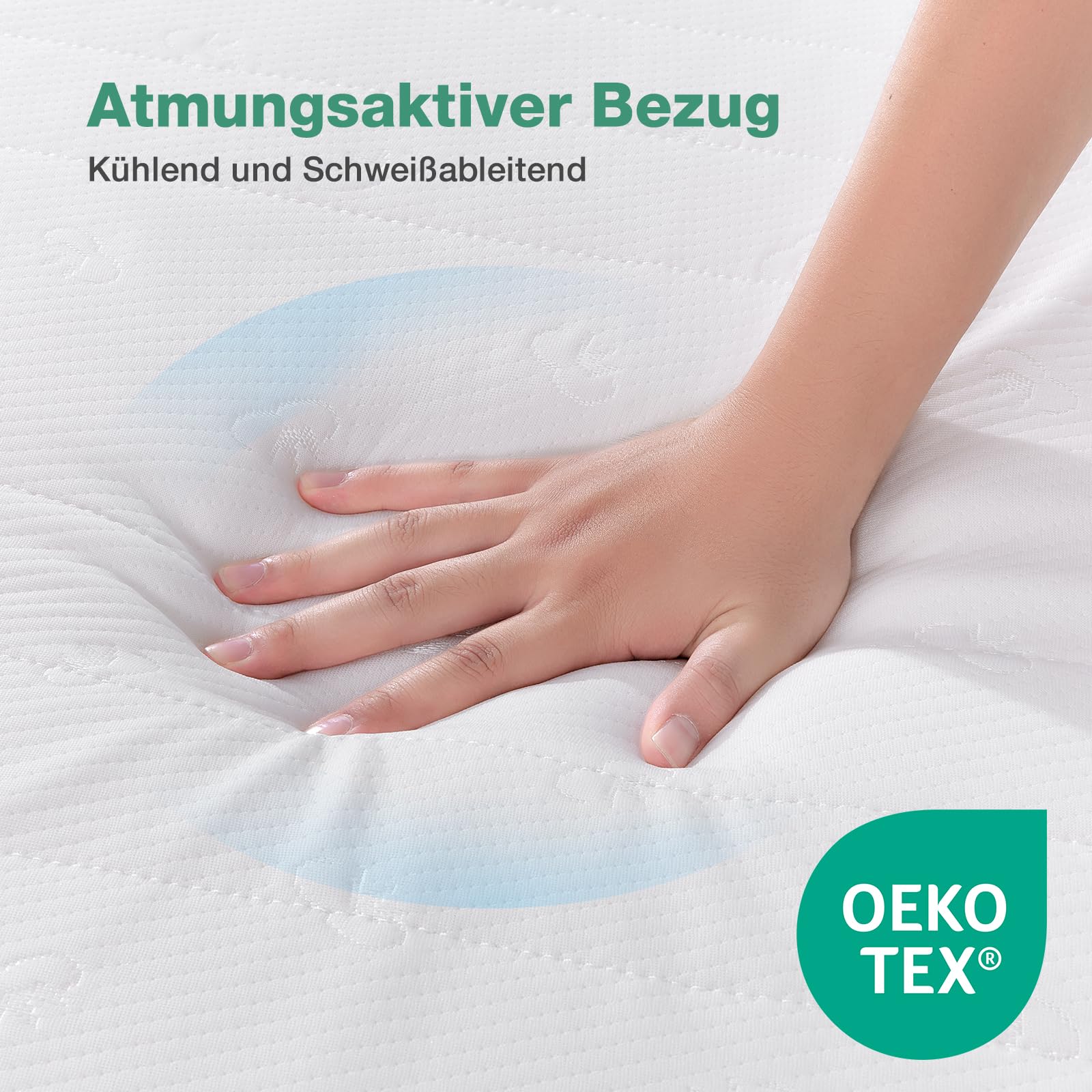 Mister Sandman | 7 Zones matras | matras 70x200 | H2 / H3 stevigheid | orthopedisch matras