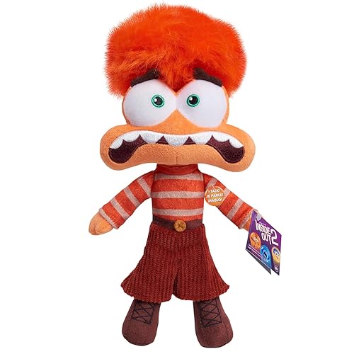 Inside Out 2 Hablalo Pequeño Muñeco Suave - Ansiedad, Juguetes para Niños a partir de 3 años por Just Play