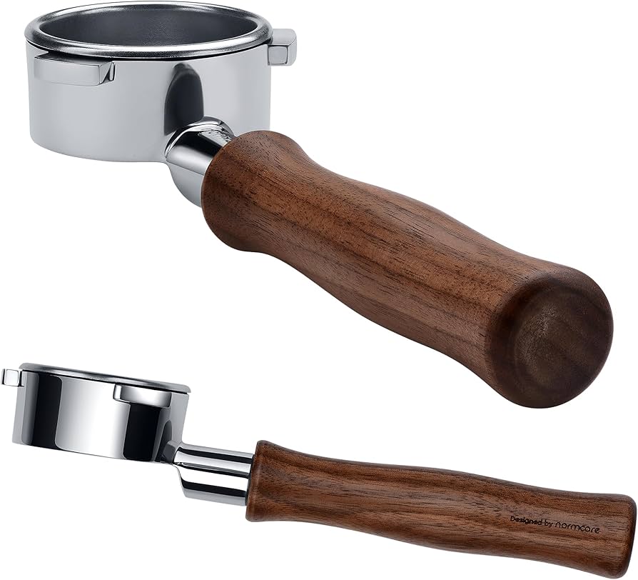 Normcore スリム ボトムレス 54mm portafilter新品 Amazon.com: Normcore 54mm Bottomless Portafilter, Naked