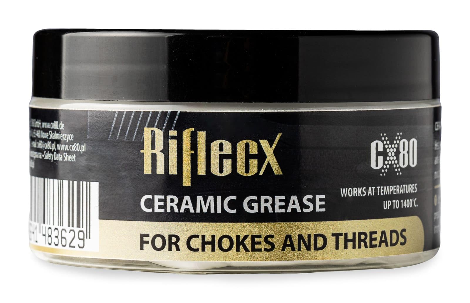Grasso ceramico per Armi - Grasso per Armi - Resistente al Calore Fino a 1400°C - per filettature della volata e compensatori - dalla corrosione e dall'usura - Ceramic Grease 100 g