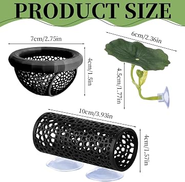 Betta Fish Accessories 3Pcs Betta Hammock Beta Fish Tank Accessories | Aquarium Decorations Floating Hide Cave Ornament Safe Plastic Leaf Pad for Small Shrimp Encourages Breeding Fish Tank Cave