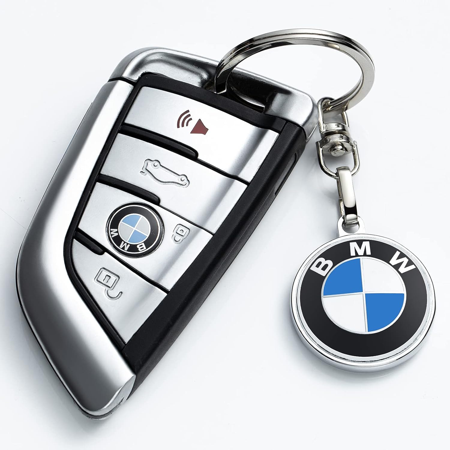 msxnkkk Car Logo Keychain Replacement for BMW Key Chain Accessories Keyring… : Everything Else