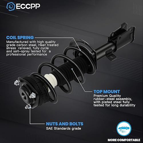 Miniatura 3 de ECCPP Juego de 2 amortiguadores completos para Dodge Journey 172509 172510