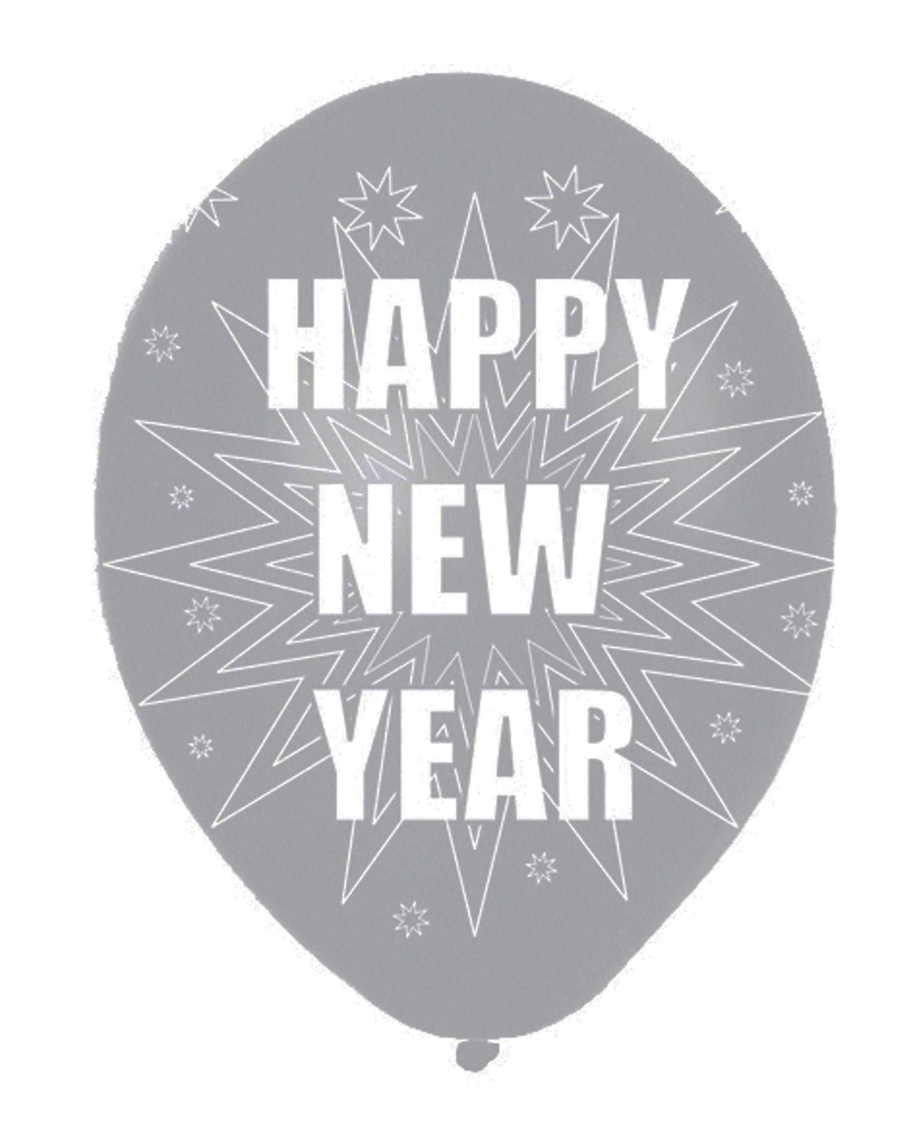 Amazon | Amscan 996952 Happy New Year!11 6 | 風船・バルーン | おもちゃ