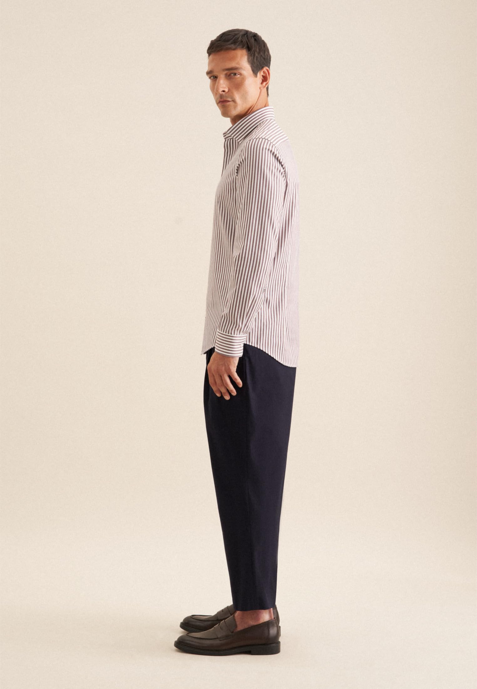 Seidensticker Herren Slim Fit Langarm Business-Hemd Hemd (1er Pack)
