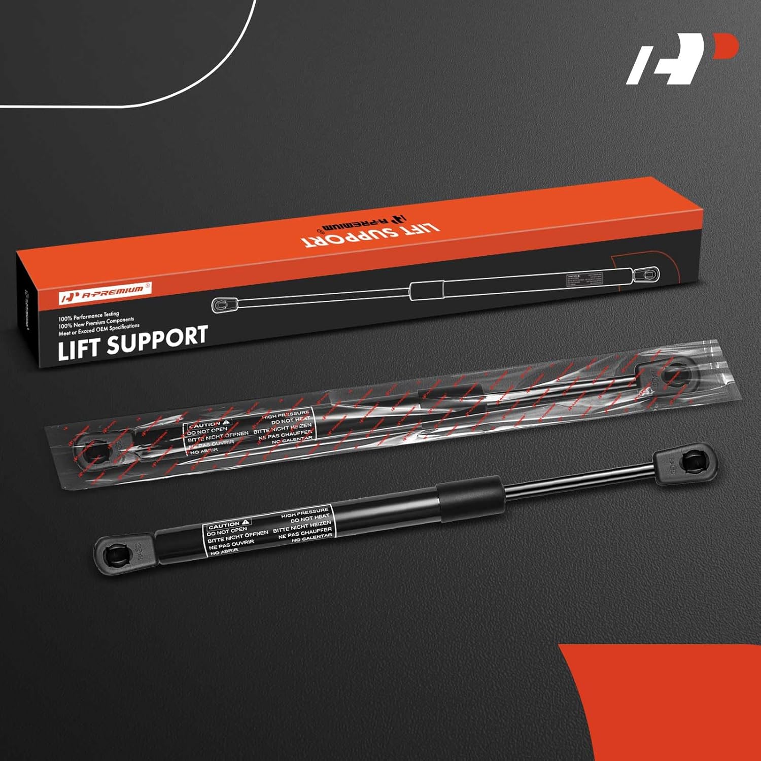 A-Premium Rear Tailgate Lift Supports Shock Struts Compatible with Nissan Xterra 2001-2004 Sport Utility 2-PC Set