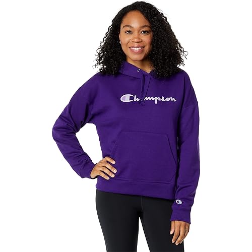 Champion Women's Hoodie, Powerblend, Fleece Hoodie, Comfortable Sweatshirt for Women (Plus Size Available)