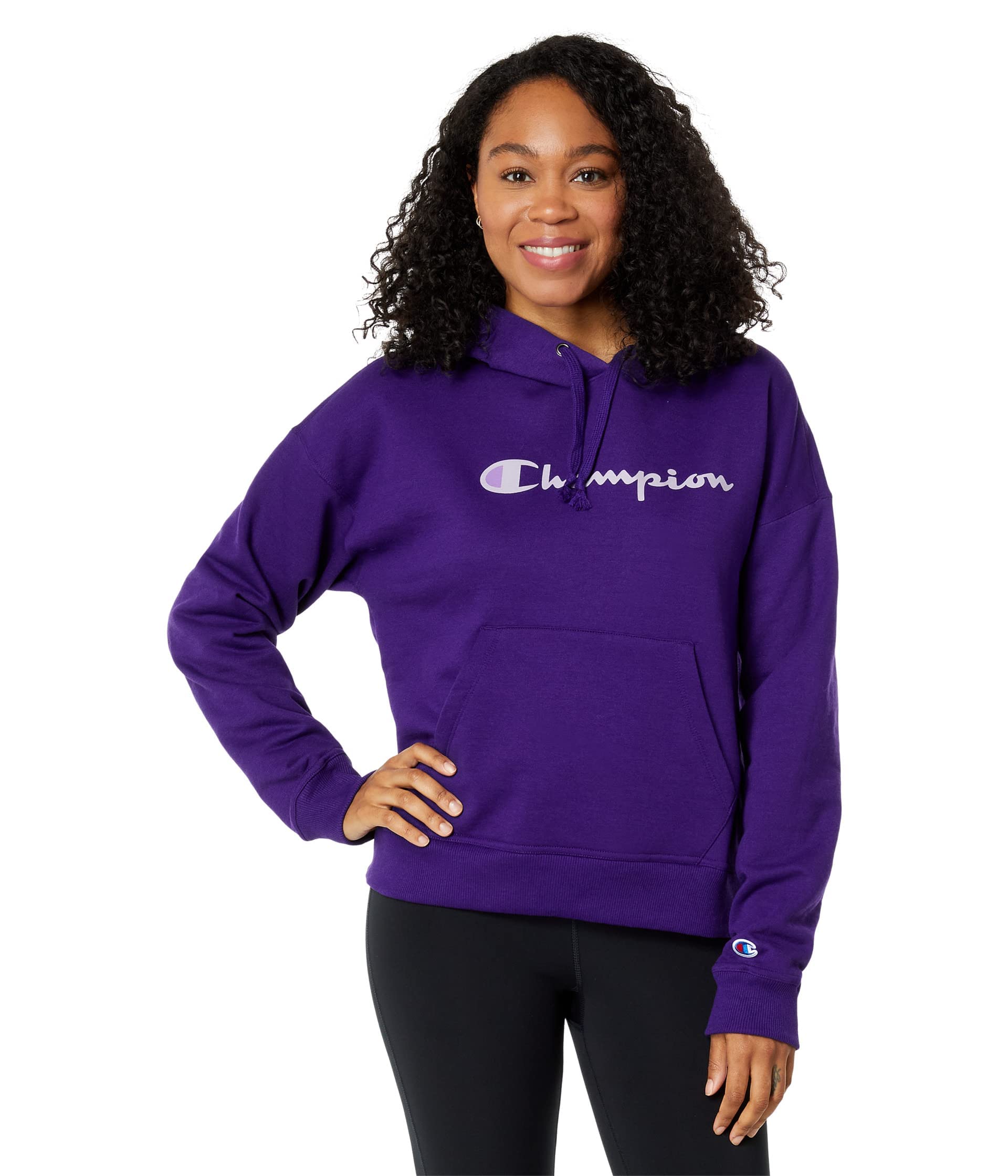 Champion Women's Hoodie, Powerblend, Fleece Hoodie, Comfortable Sweatshirt  for Women (Plus Size Available)