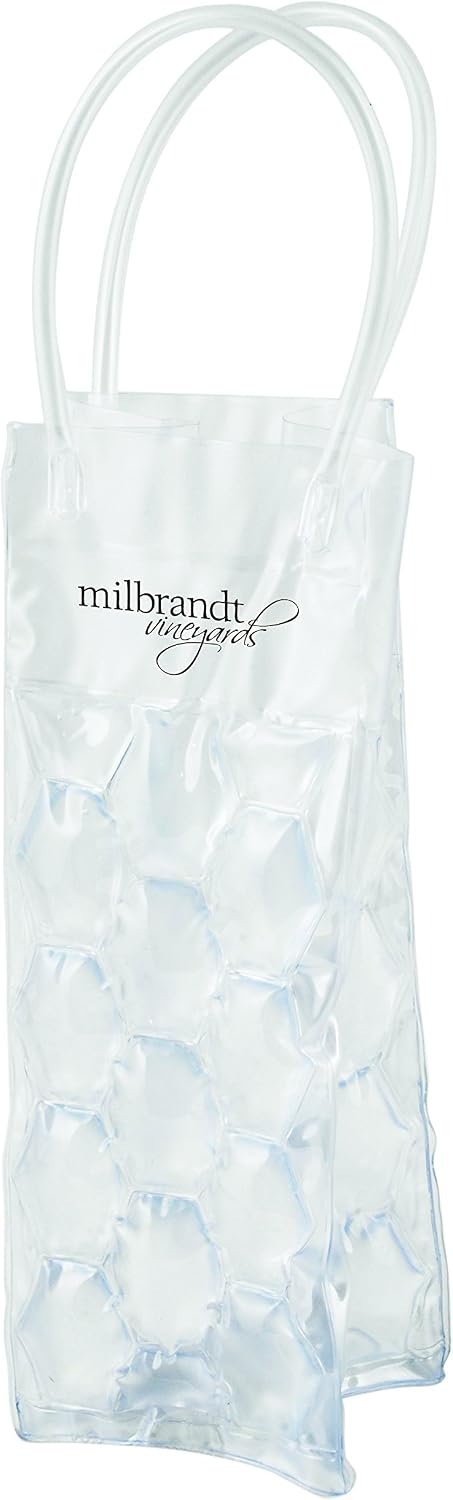 True Bottle Bubble Freeze Ice Tote, Premium Travel Wine Bottle Protector Fits 1 Standard Bottle, Liquor Bags for Travel, Wine Accessories, Pack of 1