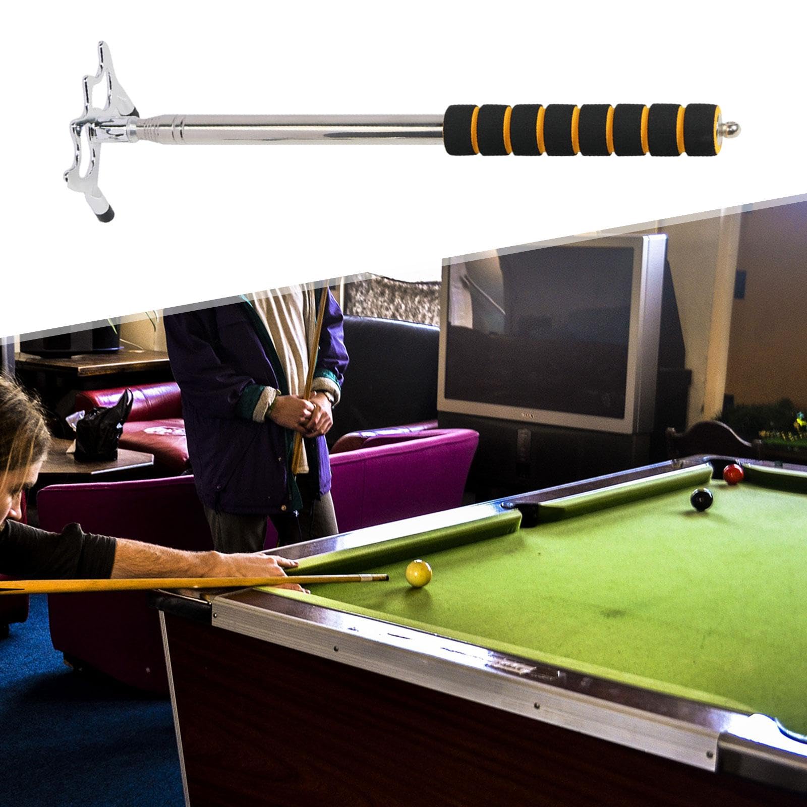 Pont de Queue de Billard avec tête de Pont, Accessoire de Billard, Support de Queue de Billard, Support de Tige de Billard, pour Club, fête