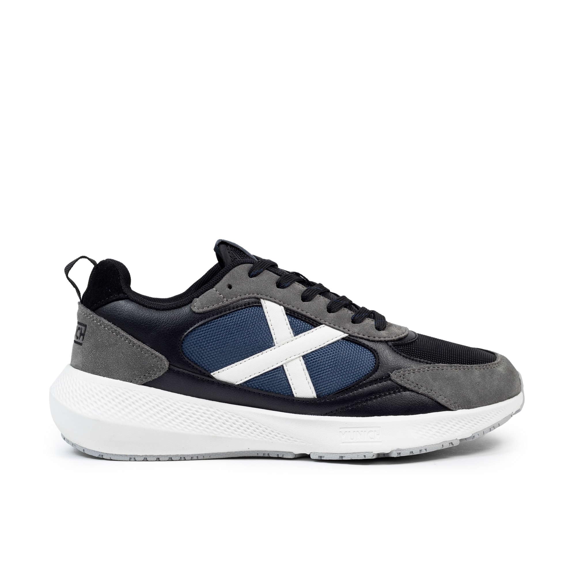 Baskets Munich Mixte Loop 03 chaussures de sport basses grises - 6
