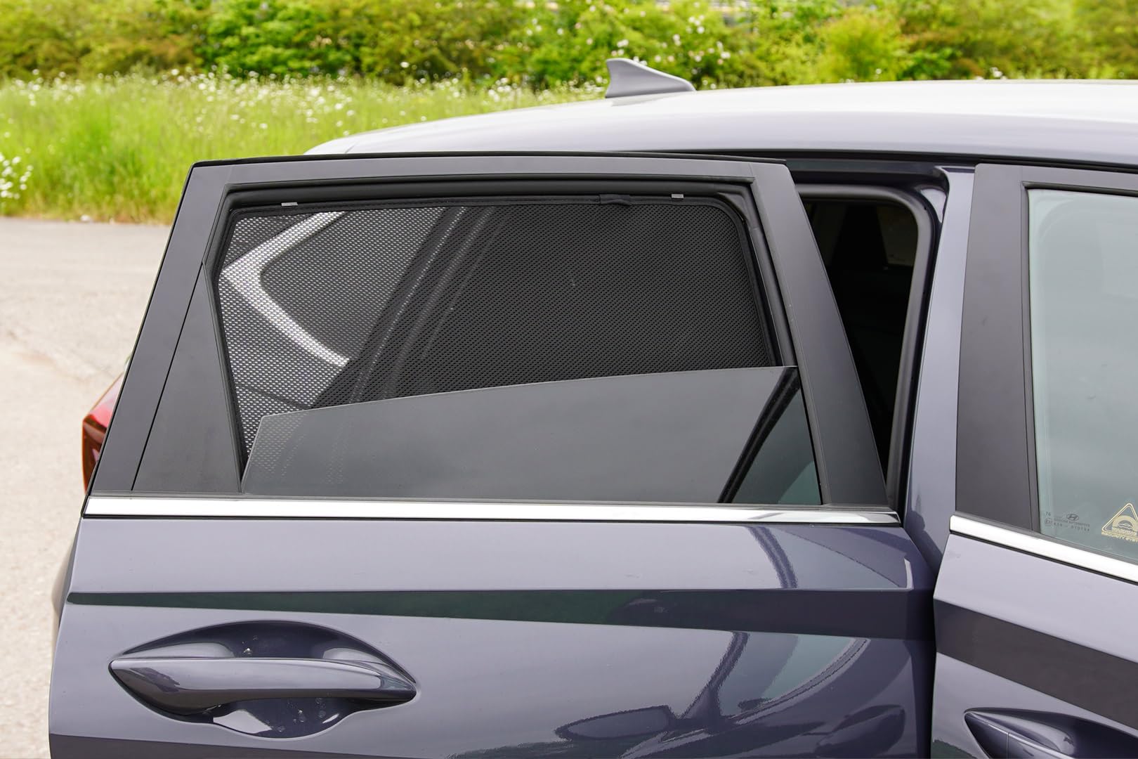 CAR SHADES Juego Compatible con Hyundai i20 5-Puertas 2020- (6-Partes) cortinillas Parasol a Medida