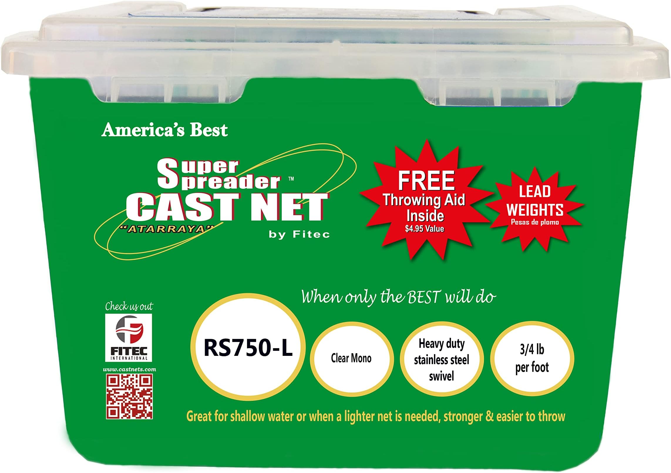 RS750L Super Spreader Cast Net