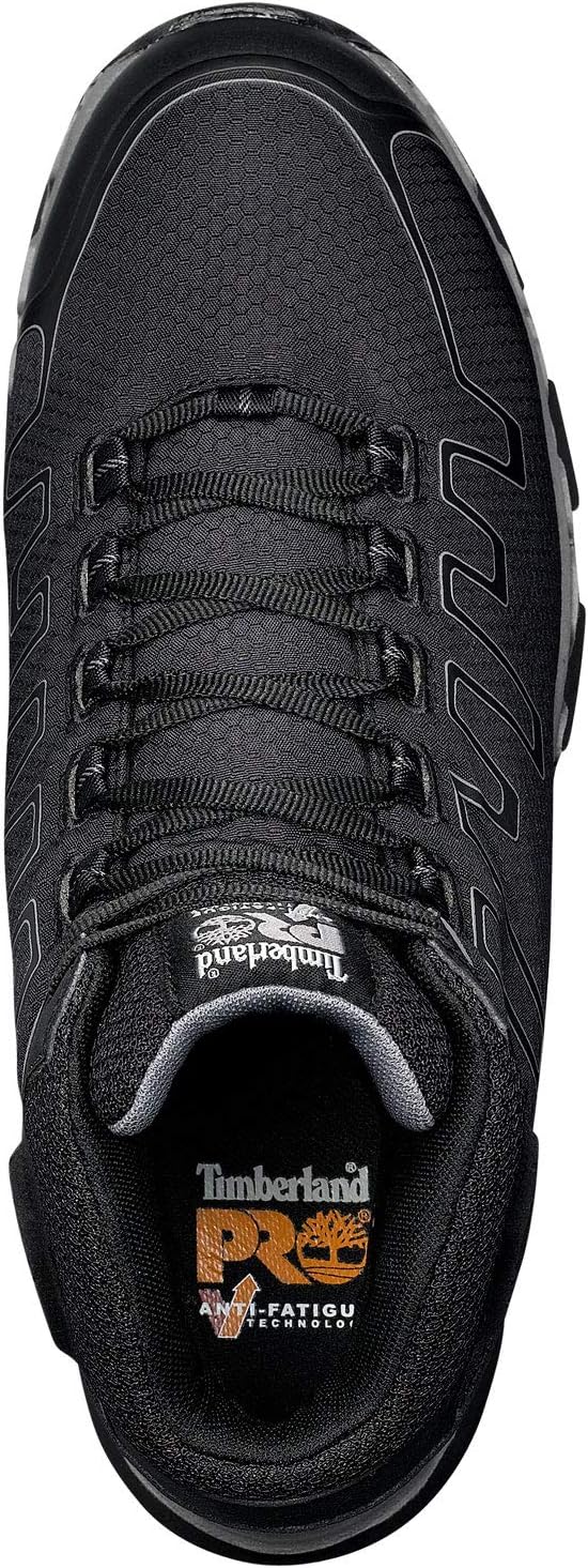 Timberland PRO Men's Powertrain Sport Alloy Safety Toe Internal Metguard EH Boot, Black/Gray Synthetic, 11 W US - Image 3