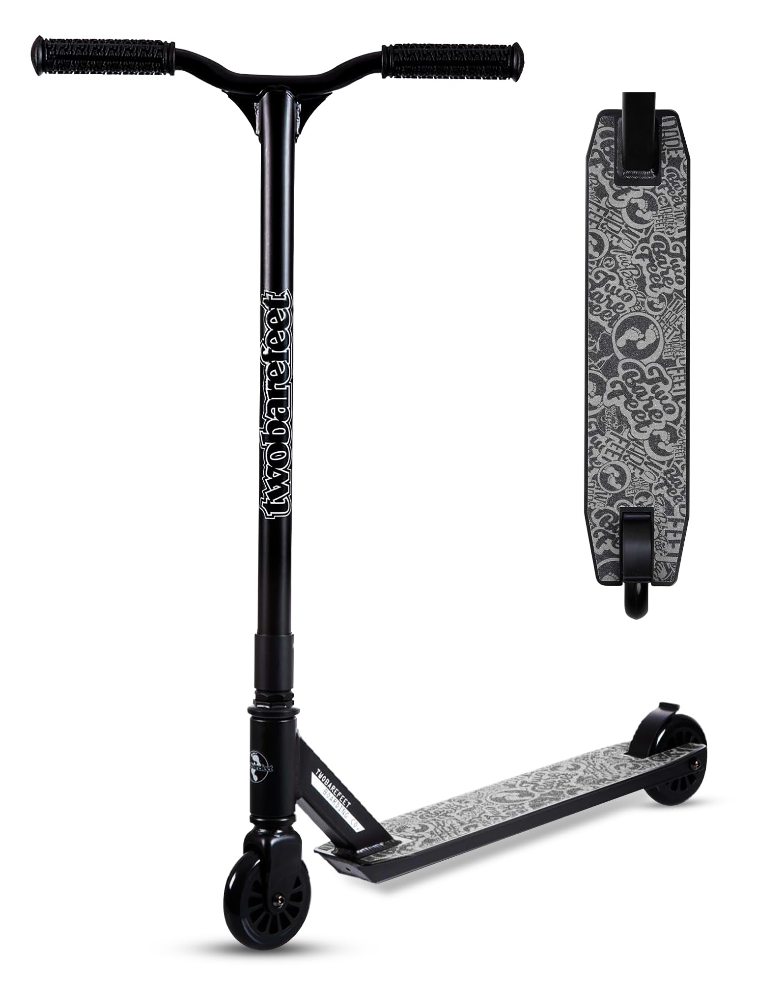 Two Bare Feet Cipher Model Stunt Scooter for Kids, Teens & Adults - Lightweight Freestyle Scooter with 360° Spin, ABEC-7 Bearings, 100mm PU Wheels, Durable Design for Tricks