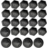 Gebildet Univerzális Kerékcsavar Kupak 17mm Fekete 20db Szerelőeszközzel 5