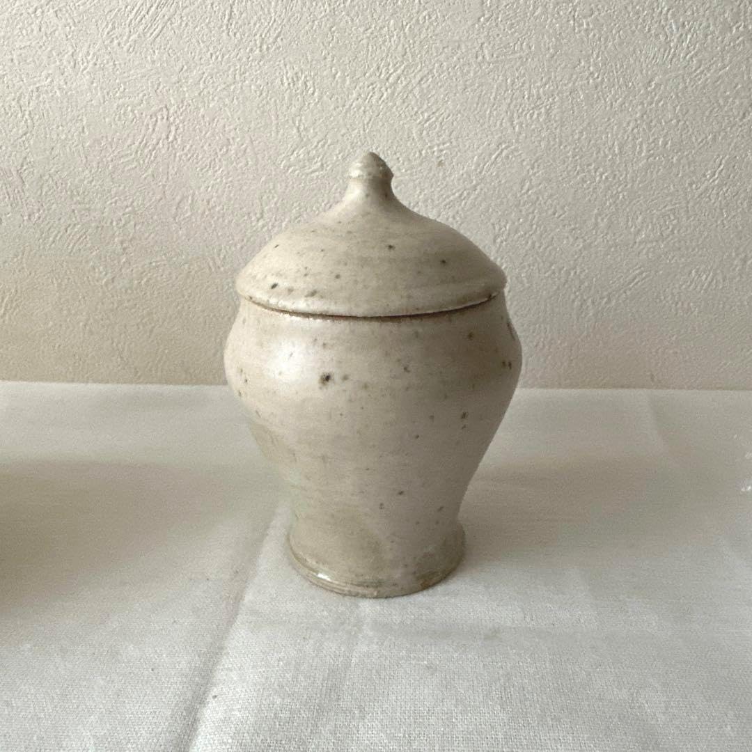 境知子 境道一 塩壺 砂糖壺 茶筒 蓋物