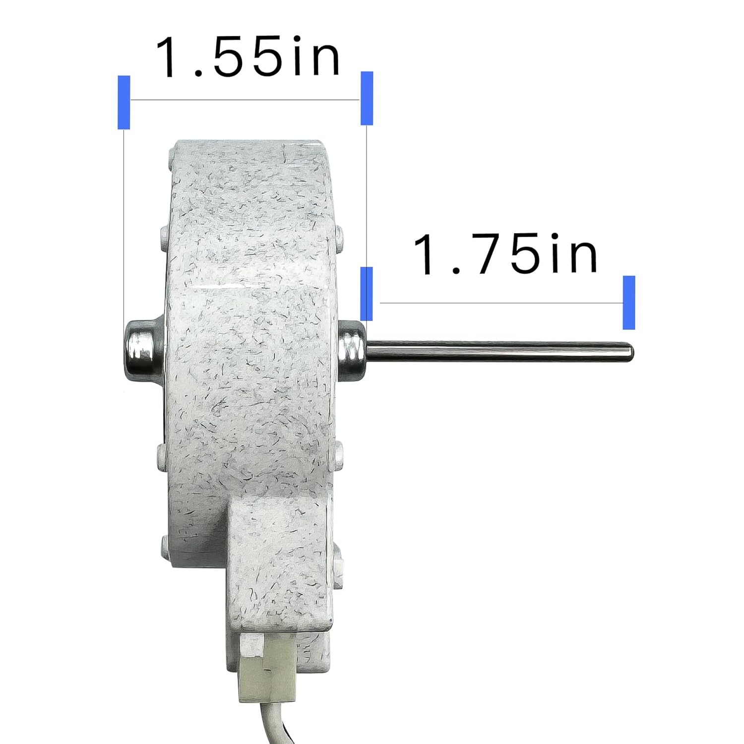 W11578030 Refrigerator Evaporator Motor | Compatible with Whirlpool and Other Brands of Freezer Fan Motors | Replaces W11402610, AP7186685, PS16730637